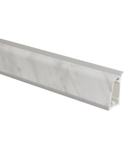 Alzatina cucina 3 m in alluminio effetto marmo - PVC rivestito
