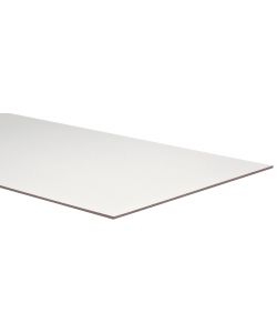 Pannello Faesite pretagliato bianco 101x60 cm spessore 3 mm flessibile