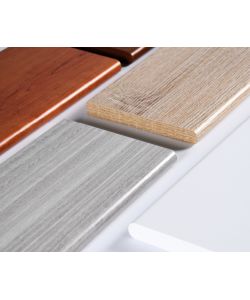 Kimono Mensola Stondata in Truciolato Noce - 600x200 mm