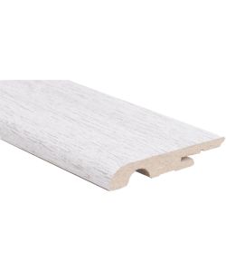 Battiscopa MDF rovere sbiancato 6,5 cm melaminico 240 cm per casa