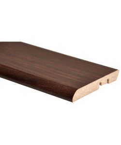 Battiscopa in MDF effetto noce scuro 6,5 cm 240 cm melaminico