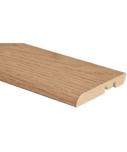 Battiscopa MDF effetto rovere 6,5 cm H 240 cm per ambienti moderni