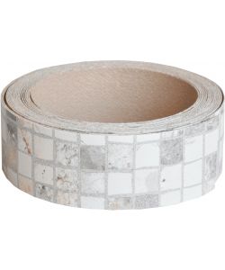 BORDO MELAMINICO CREMA 44MM X 5M PER TOP CUCINA E MENSOLE