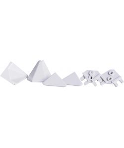 Accessori per Alzatina Pannellabile PVC Confezione 6 Pezzi Grigio