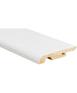 Battiscopa in MDF effetto rovere siena 6,5 cm 240 cm per interni moderni