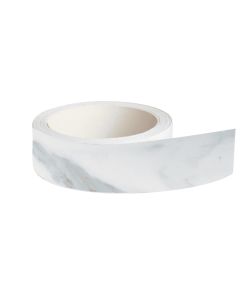 Bordo preincollato marmo bianco venato 33x5000 mm per cucina