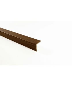 Paraspigolo in MDF 2,8x2,8x270 cm noce medio per protezione spigoli