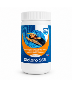 Blusan Dicloro Granulare 56% - Cloro per Piscina 1 kg - Azione Igienizzante