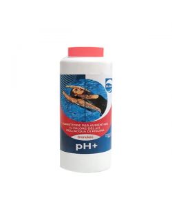 Blusan pH+ Granulare per Piscina - Innalzatore pH 1 kg - Sodio Carbonato