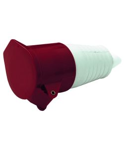 Electraline Presa Elettrica Industriale IEC 16A 3P+T 380V Rossa