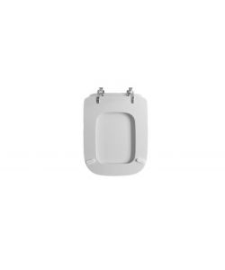 Seba Arredo Sedile WC Conca Bianco MDF Antibatterico Made in Italy 34x45 cm