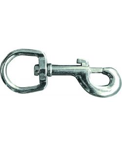 Moschettone Girevole Acciaio Nichelato Occhio 1/2' 10x53