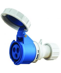 Presa CEE 220V 2P+T 16A Blu IP67 per Ambienti Umidi e Industriali