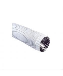 Tubo in Alluminio Flessibile Bianco - D.10x300 cm - Ventilazione