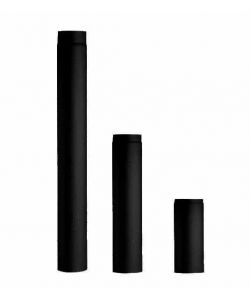 Tubo in acciaio antracite Ø 12 x 100 cm