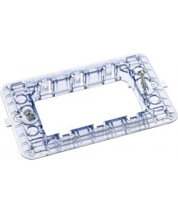 Bticino Supporto Trasparente Matix per Scatole a 3 Moduli - 116x60mm