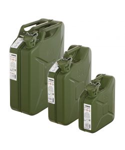 Fervi Tanica Metallo Verde 10 Litri Omologata Carburanti Infiammabili