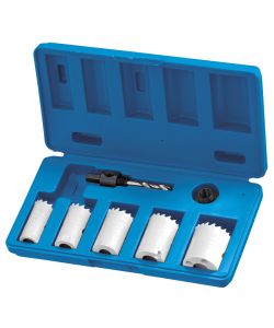 Fervi Assortimento in Valigetta Kit Frese Tazza 7 Pezzi Acciaio 22-38 mm
