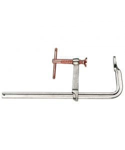 Fervi Morsetto Acciaio Temperato 300x100 mm per Meccanica e Falegnameria
