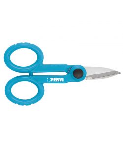 Fervi Forbice Elettricista 140 mm - Lame a Rasoio Microdentate