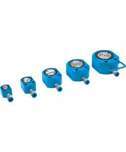 Fervi Cric Idraulico Ribassato Blu 10 Ton Altezza 44-55 mm Compatto