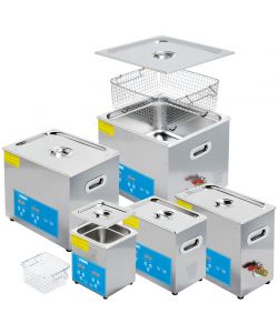 Fervi Lavapezzi Ultrasuoni 10L Acciaio Inox Pulizia Utensili e Componenti