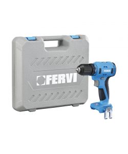 FERVI Trapano Avvitatore 20V Brushless 2 Batterie 2Ah Mandrino 13mm