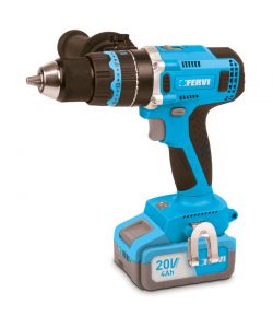 Fervi Trapano a Percussione 20V Corpo Macchina con Motore Brushless