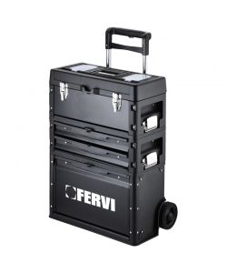 FERVI Carrello Porta Utensili Separabile 3 Pezzi Rosso  C088