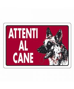 Cartello Attenti al Cane in Alluminio 3 mm Composito(15 cm x 20 cm)Jack  Russell