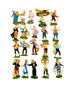 Statuetta Pastore - Decorazione Presepe - Fantasia Assortita - 10 cm