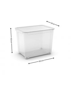 Keter Contenitore T-Box XL - Trasparente - 56x39x42cm - 70,2L