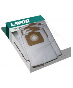 Lavor Set 5 Sacchetti Raccoglitori in Carta per Aspiratori Bianco