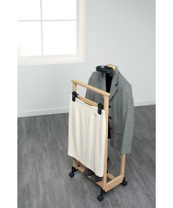 Foppapedretti Indossatore Doppio in Legno Wengé - Appendiabiti Elegante