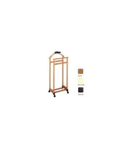 Foppapedretti Indossatore Doppio in Legno Wengé - Appendiabiti Elegante