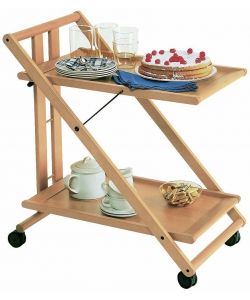 Foppapedretti Carrello Cucina Sprint - Legno Naturale - 69x45 cm