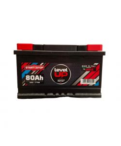 LevelUp Batteria Avviamento Auto Start e Stop 12V 80Ah 770A