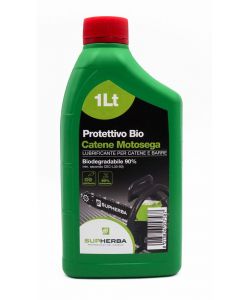 Supherba Lubrificante Bio 1L Protettivo per Catene Motosega Verde