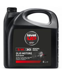 Level Up Olio Motore Extrasint SAE 5W-30 - 4 Litri - Alta Prestazione