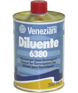 Veneziani Gummipaint Diluente 6380 Trasparente 500 ml per Applicazione Efficace