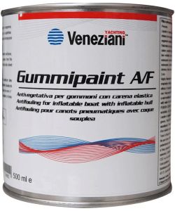 Veneziani Antivegetativa Gummipaint A/F Grigio 500 ml per Gommoni
