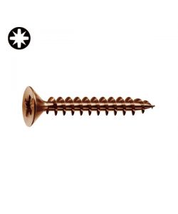 Mustad Viti Universali Bronzate per Legno 4x40 mm - 500 pezzi
