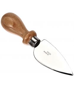 Calder Coltello Grana Acciaio Inox Argento Manico Legno 8x3,5 cm