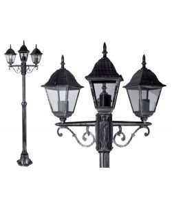 Lampioni Arkadia 3 Luci Su Palo