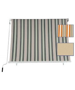 Tende Da Sole A Caduta 300X250Cm Verde/Beige
