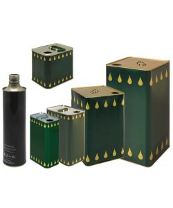 Tanica Latta Banda Stagnata 10L Bianco per Alimenti Olio Vino