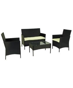 Set Rattan (Div+Tav+2Pol) Panama