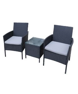 Set Rattan Radical Antracite