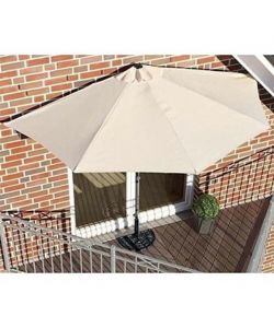 GDLC Ombrellone Mezzaluna - Ecru - 300x150 cm