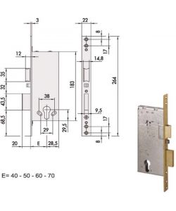 Cisa Elettroserratura per Porte in Legno - Ambidestra